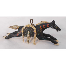 Plains Pony Ornament - Black