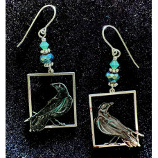 Double Raven Earrings