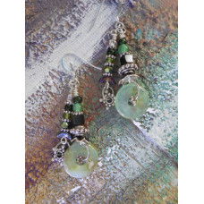 Lucky Jade Earrings by Robert Shields