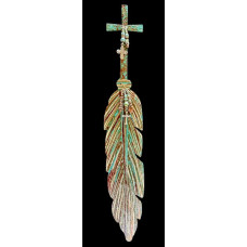 Spirit feather cross