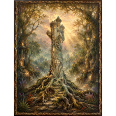 Ceramic tree castle Ceramic tree castle