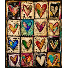 collection of hearts collection of hearts