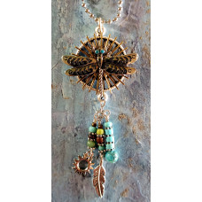 Dragonfly healing pendant