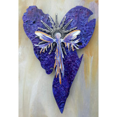 Deep Purple Snow Angel Heart