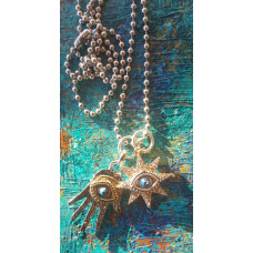 Eye Of The Hand And Star Necklace
