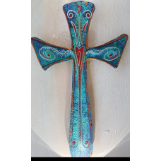 Turquoise Sacred Cross